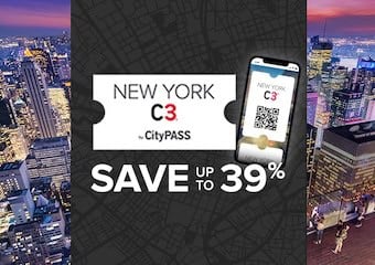 Sightseeing? Save on admission to 3 top New York attractions with New York C3® tickets by CityPASS®.