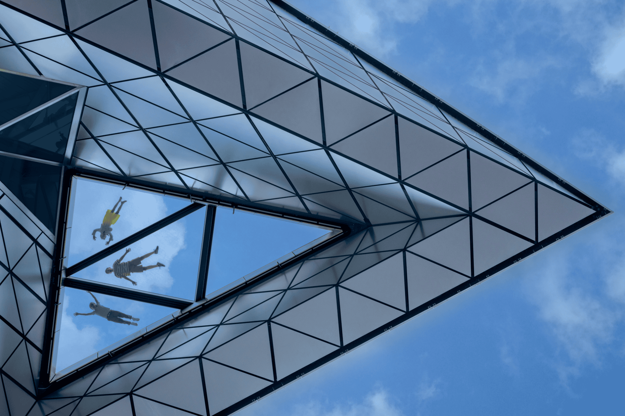 The Edge NYC three kids laying down