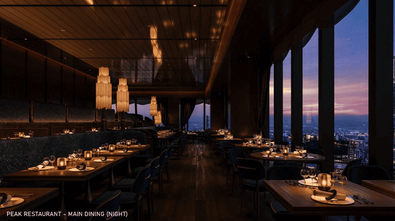 Peak Restaurant – Main Dining (Night)