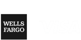 Wells Fargo and Visa logo