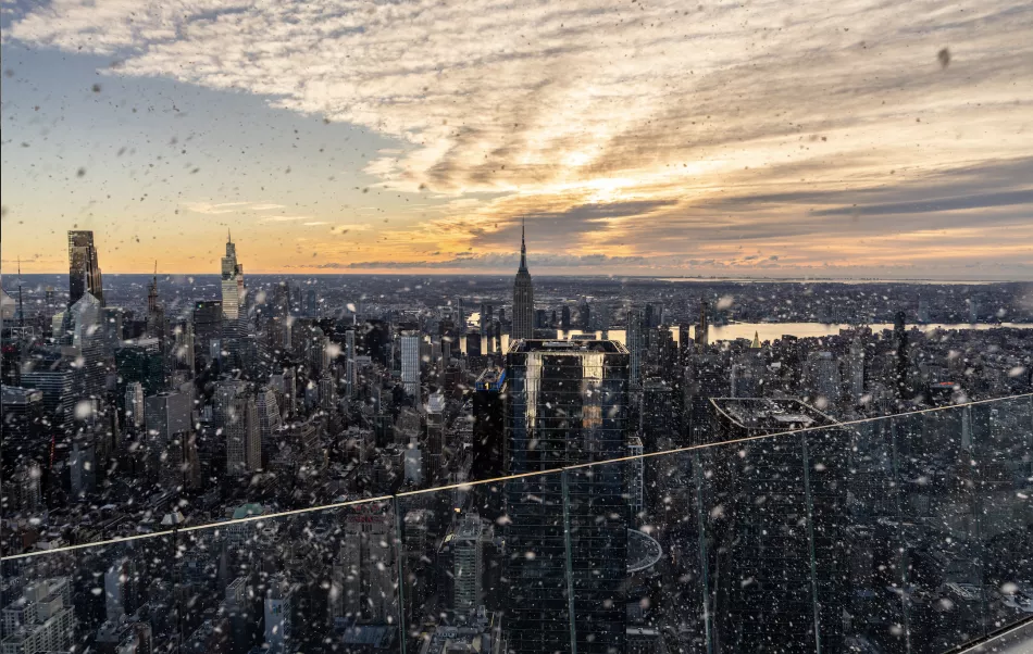  Edge NYC Snowscape looking East