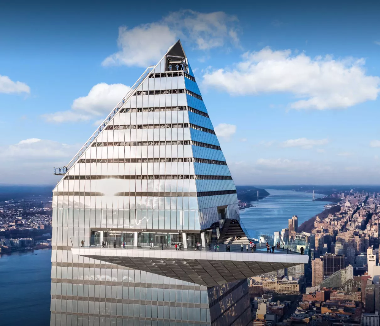 edge and city climb building